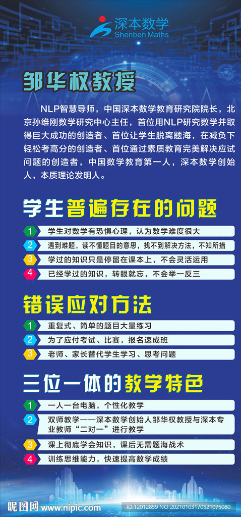 深本教育展板图片