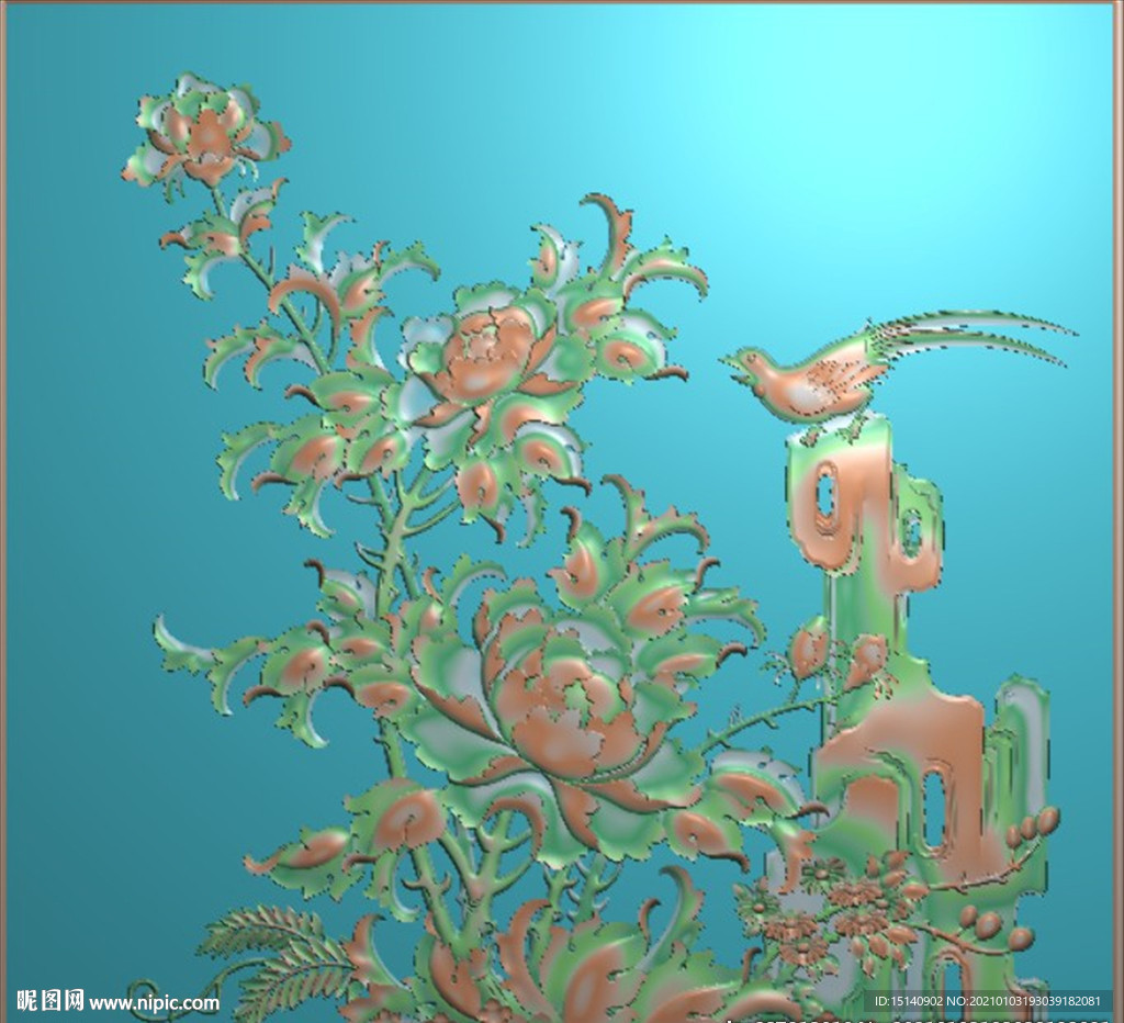 文化艺术中式花鸟山水