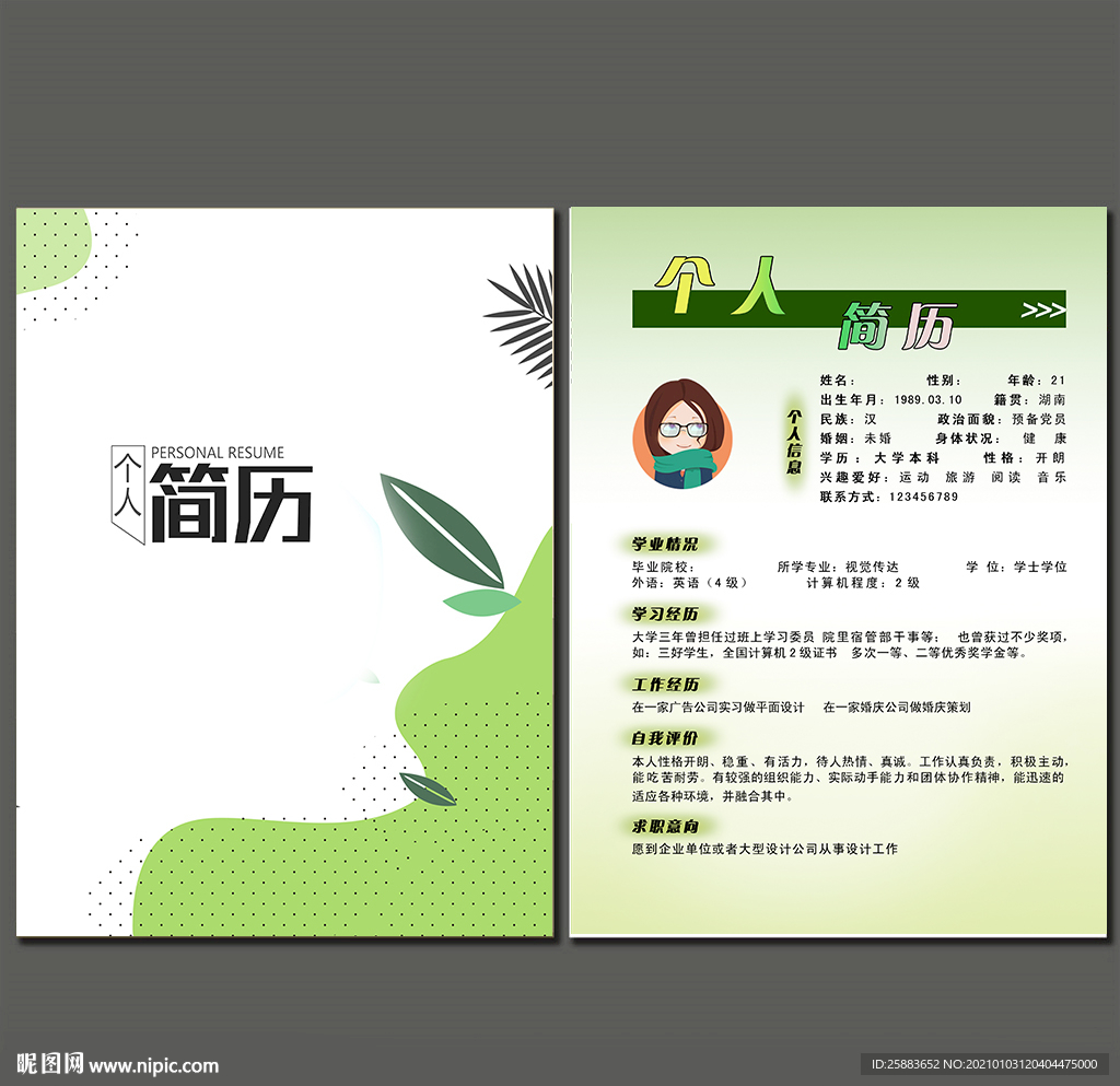 个人简历模板