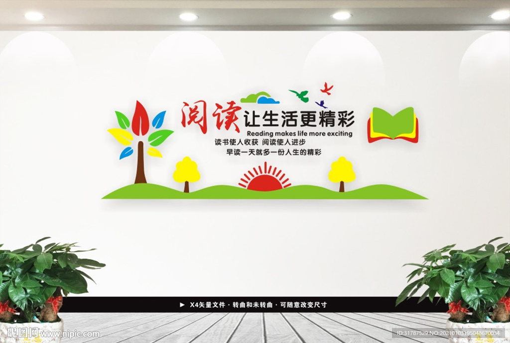 阅读文化墙