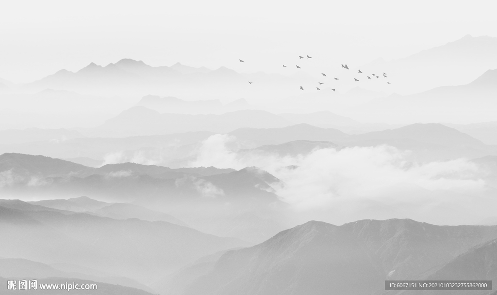 新中式山水画