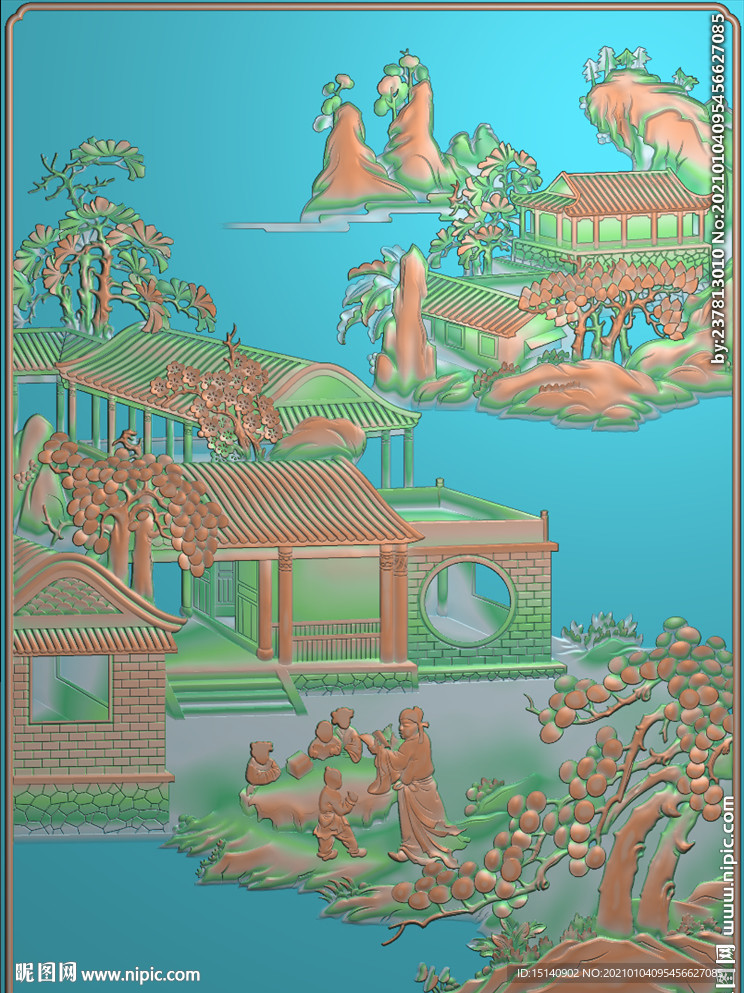 山水人物
