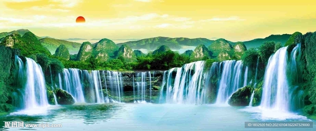 山水风景画