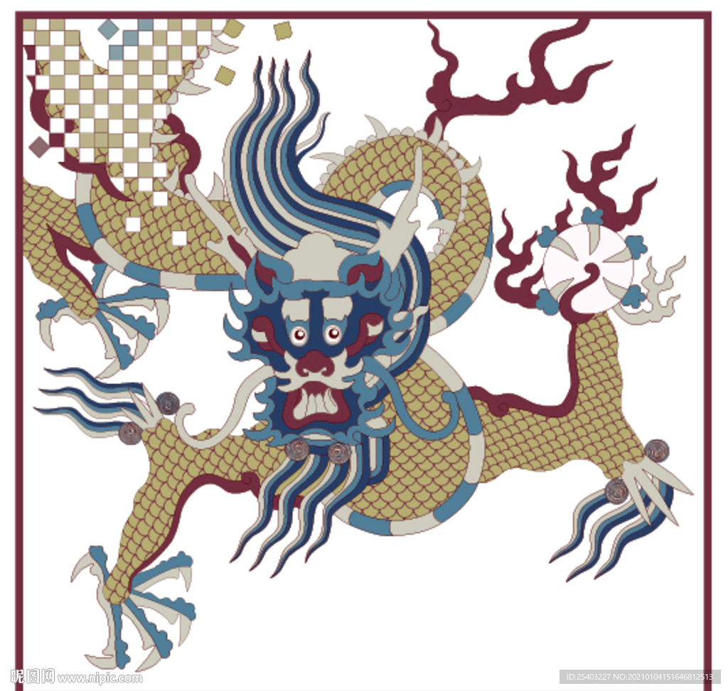 龙矢量图