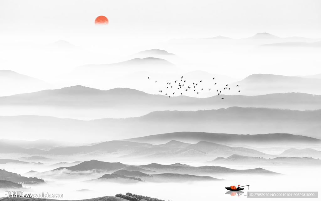 新中式山水