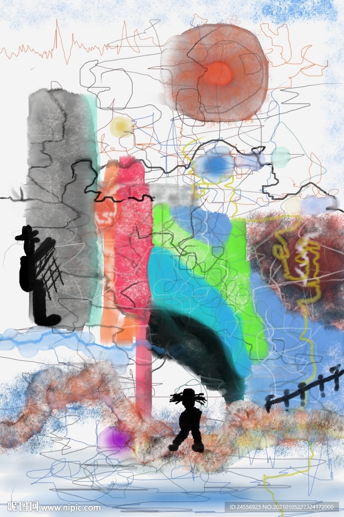 抽象画