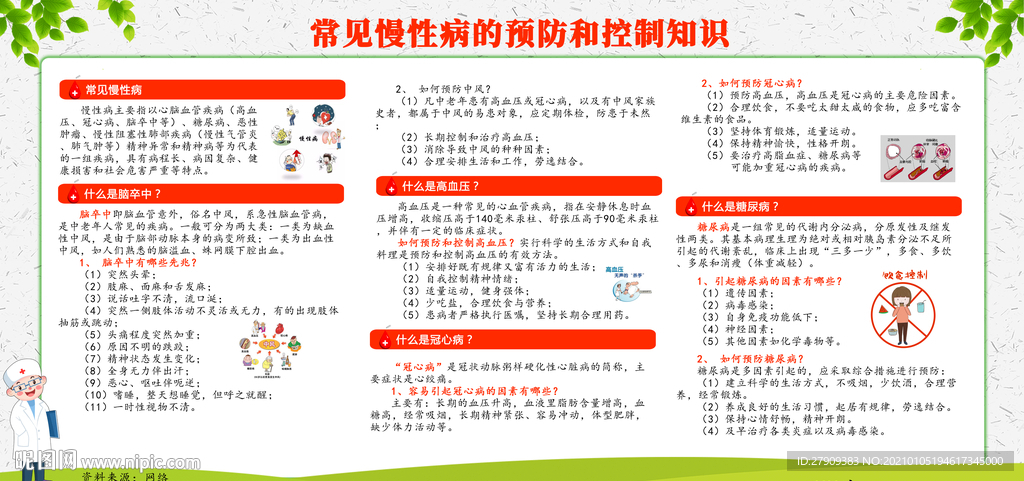 常见慢性病的预防和控制