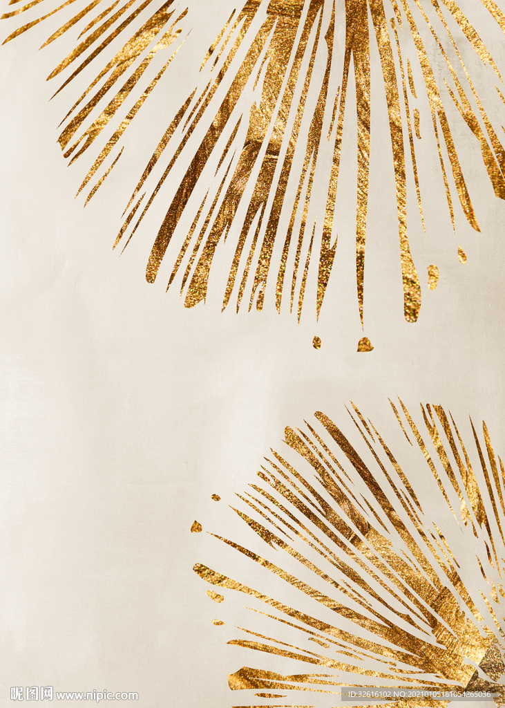 金箔芭蕉叶玄关