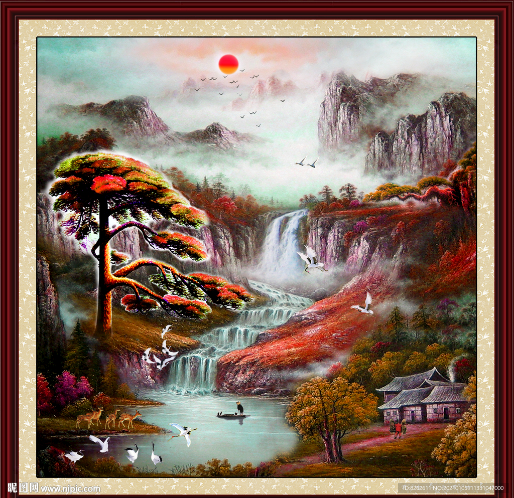 油画 聚宝盆油画