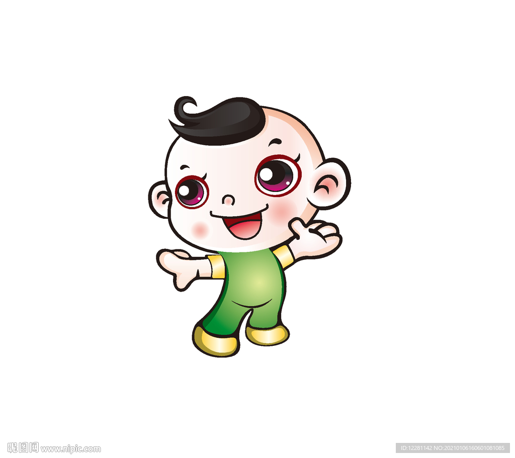娃娃插画