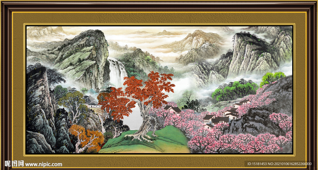 中堂山水画