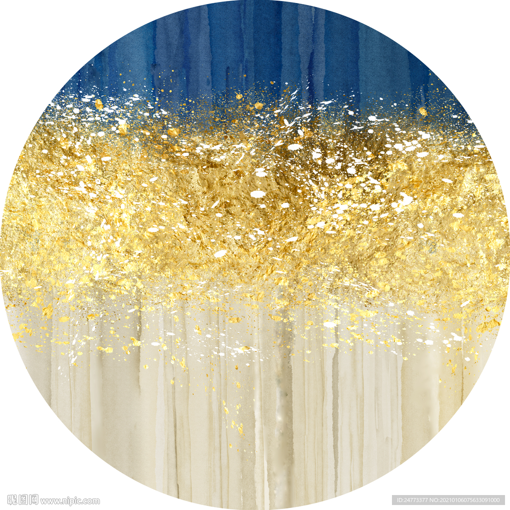 抽象圆形装饰画