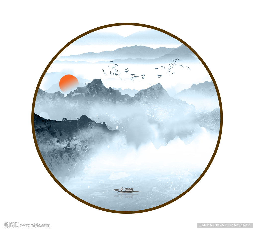 意境山水画