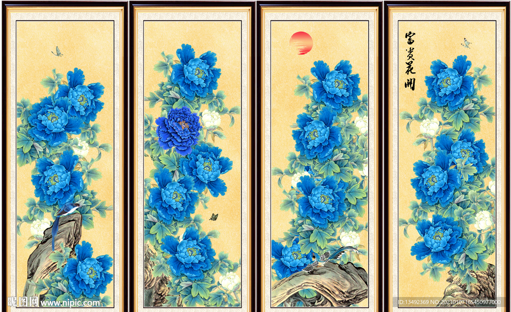 牡丹国画