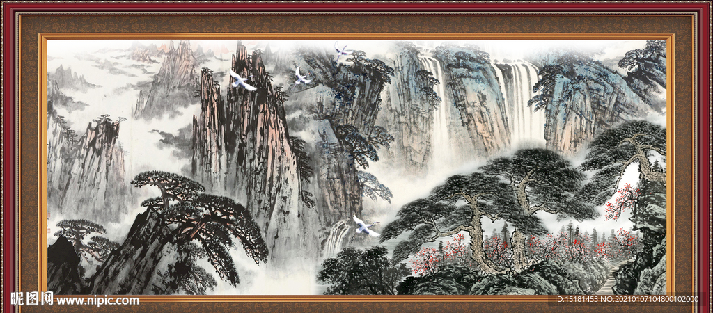 中堂山水画