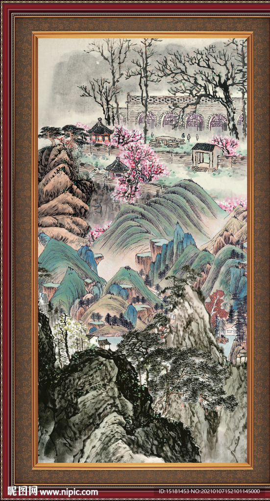 中堂山水画