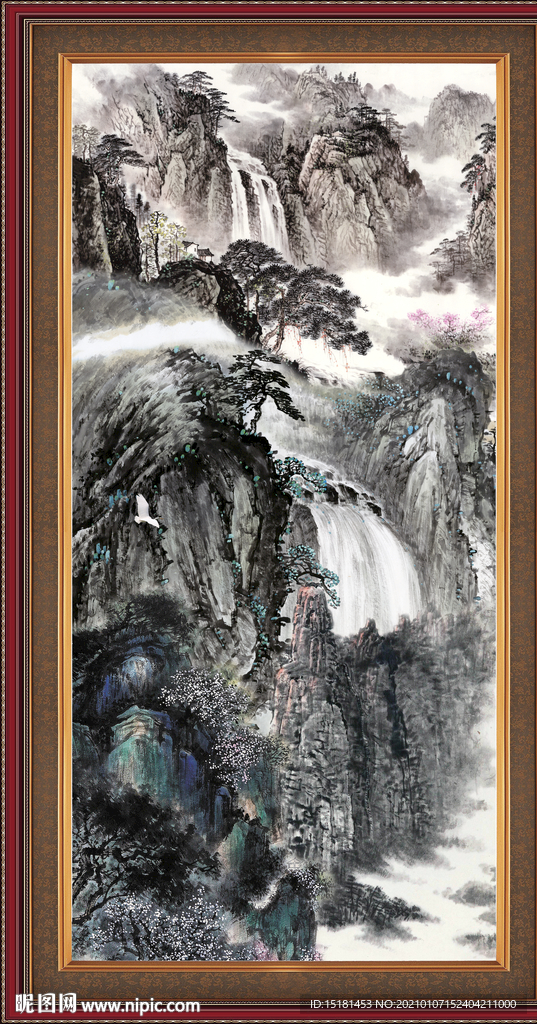中堂山水画