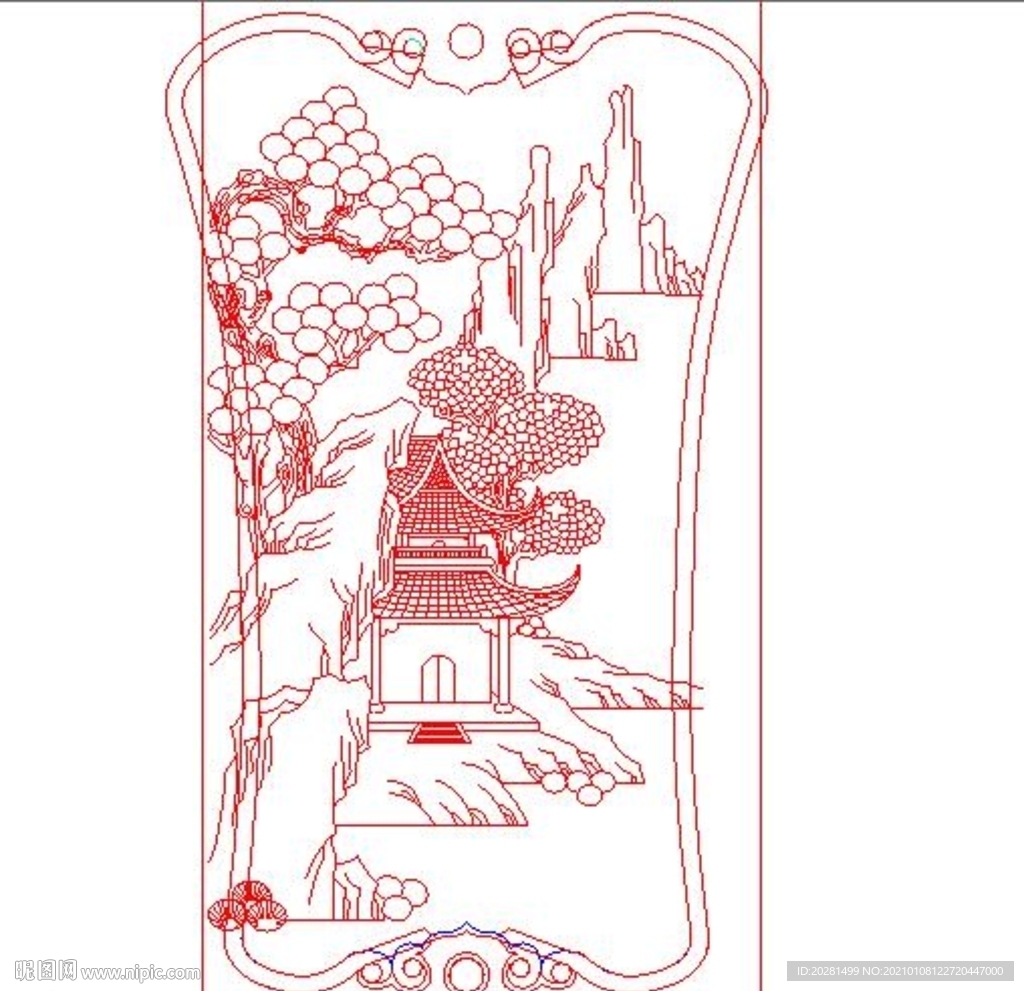 山水精雕图