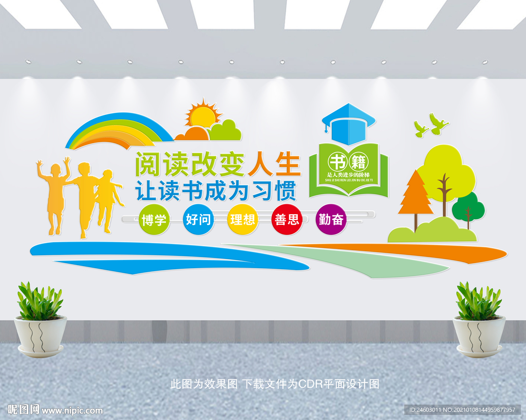 图书馆文化墙