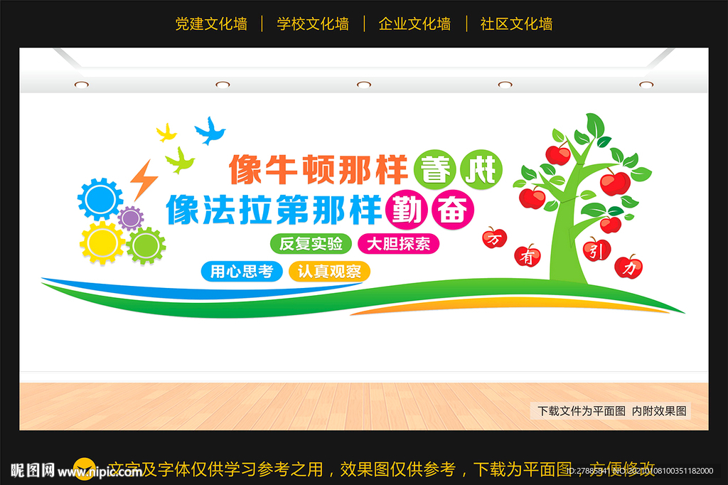 物理试验文化墙