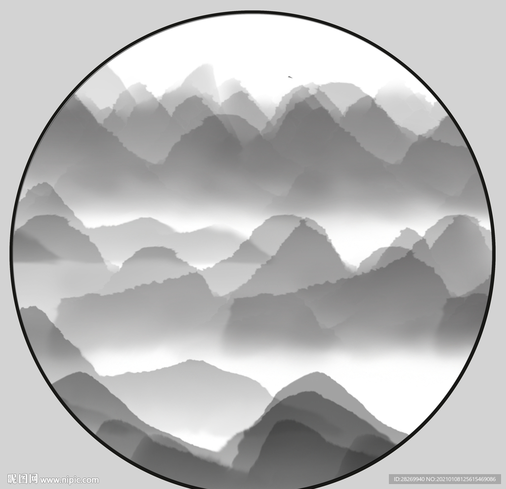 现代水墨画