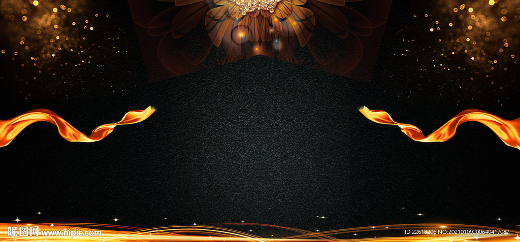 商业品质黑金背景