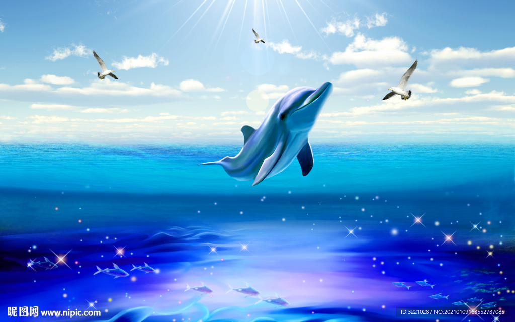 3d海豚