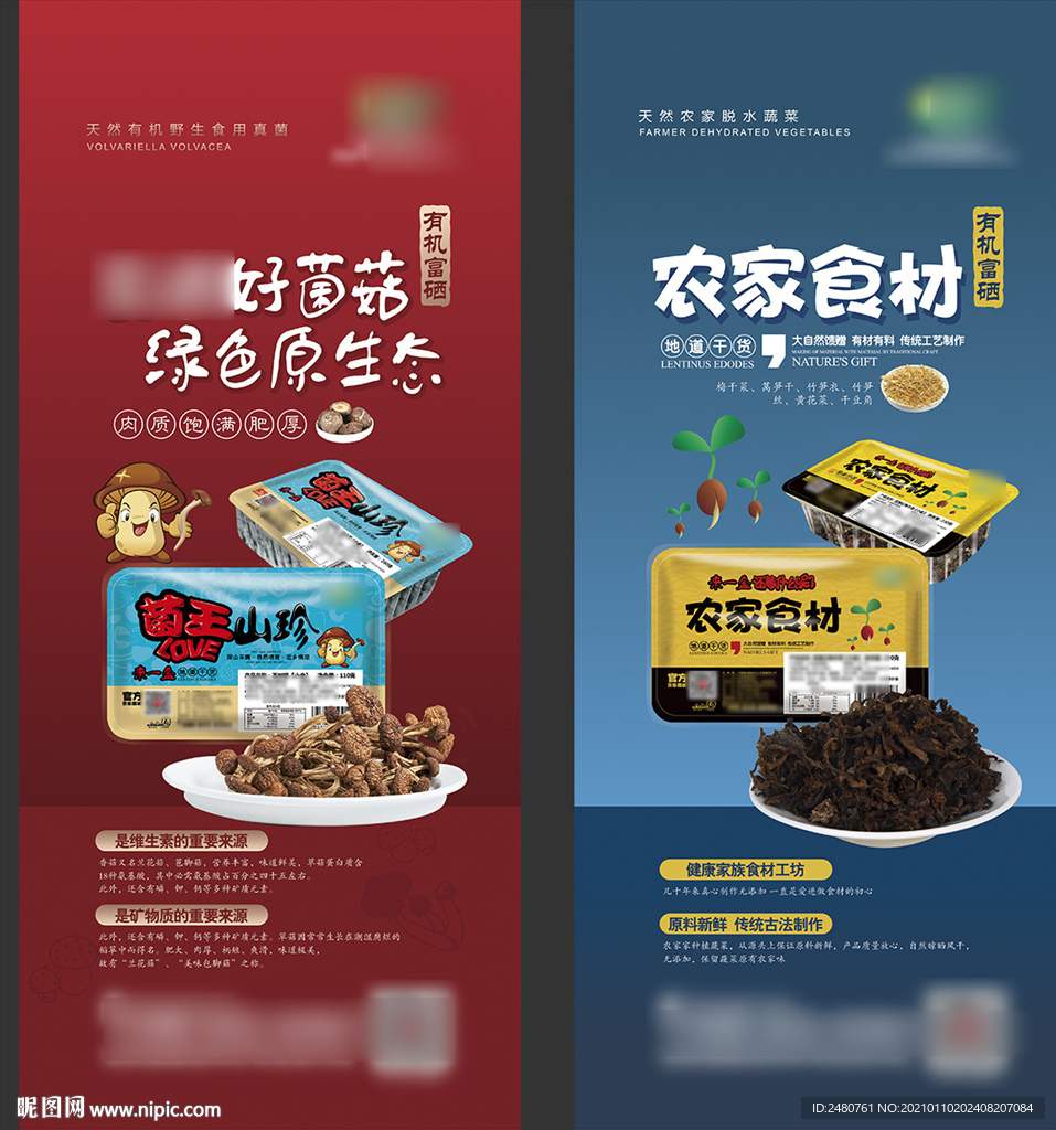 野生天然绿色食品干货展架易拉宝