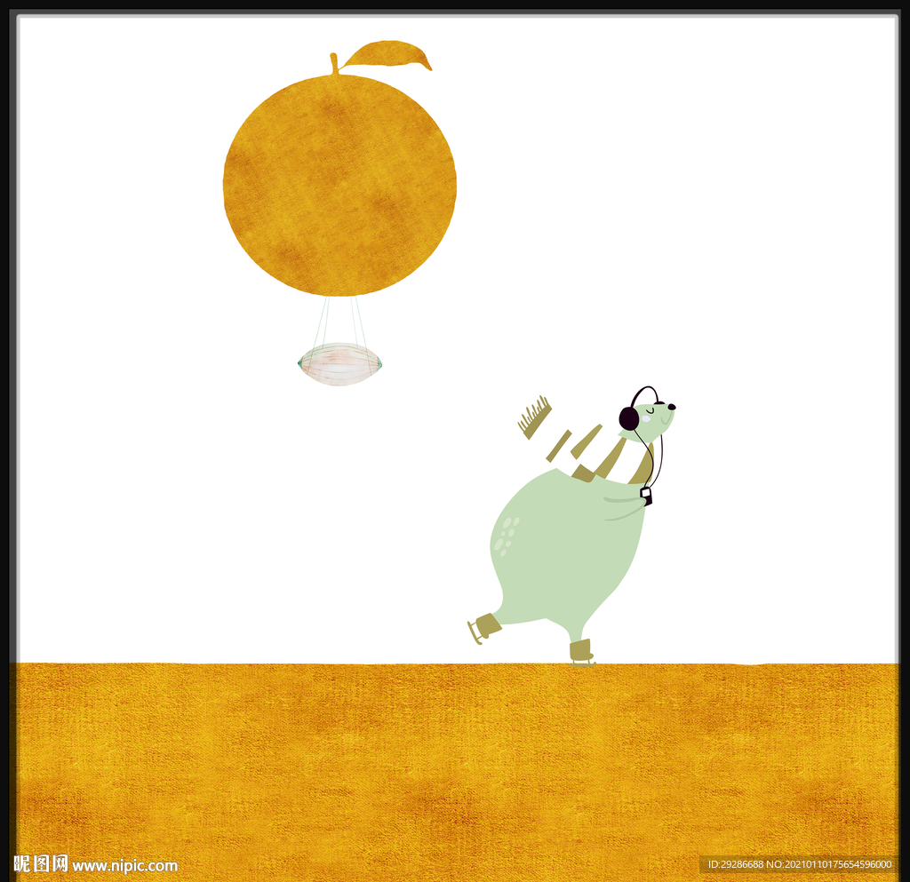 现代小清新挂画