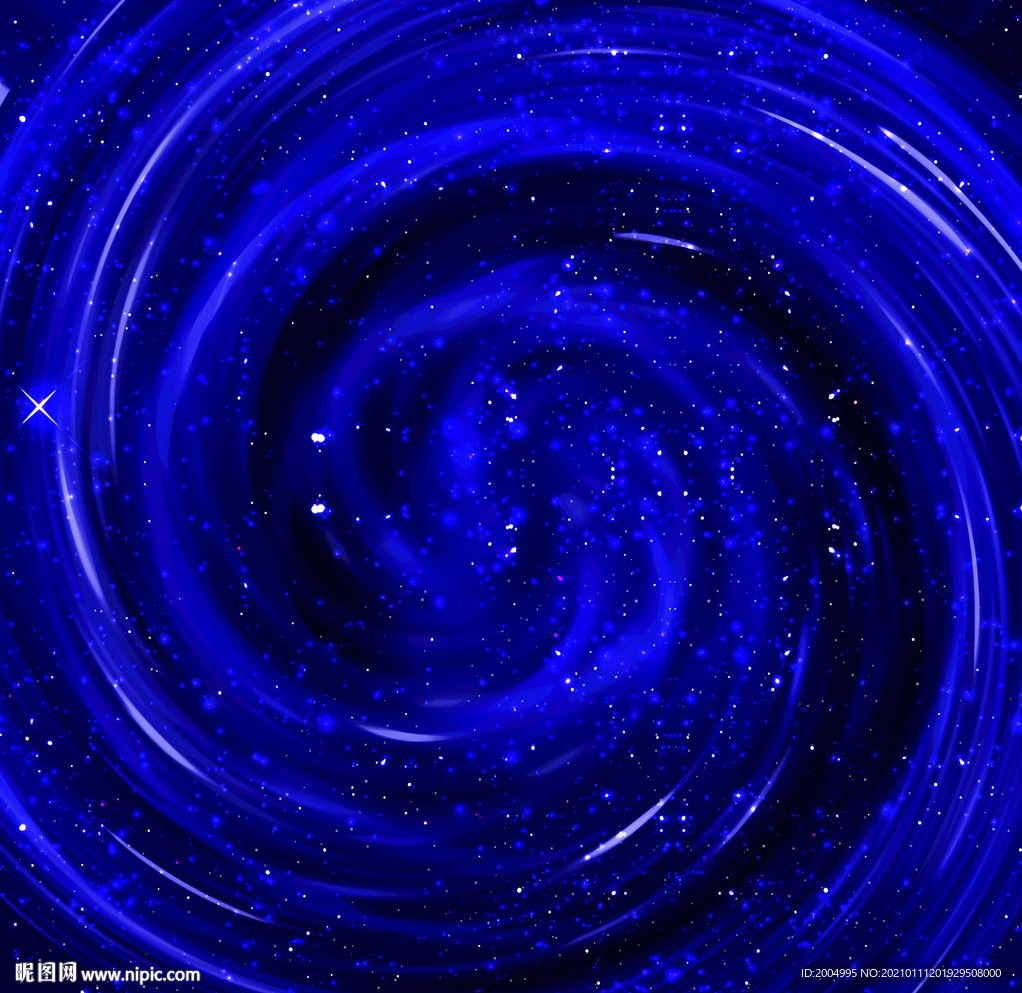 蓝色星光背景