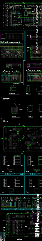 全套火锅店CAD施工图
