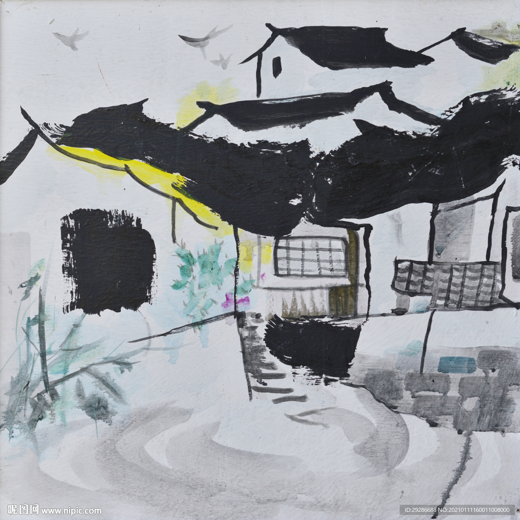 江南水墨画