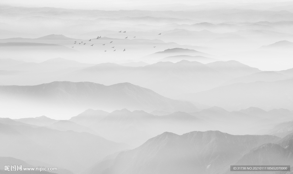 新中式山水画
