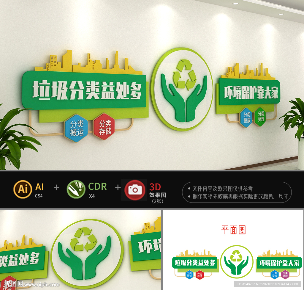 垃圾分类文化墙