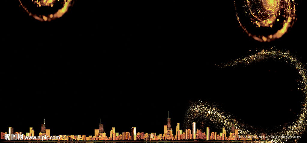 黑金地产质感背景