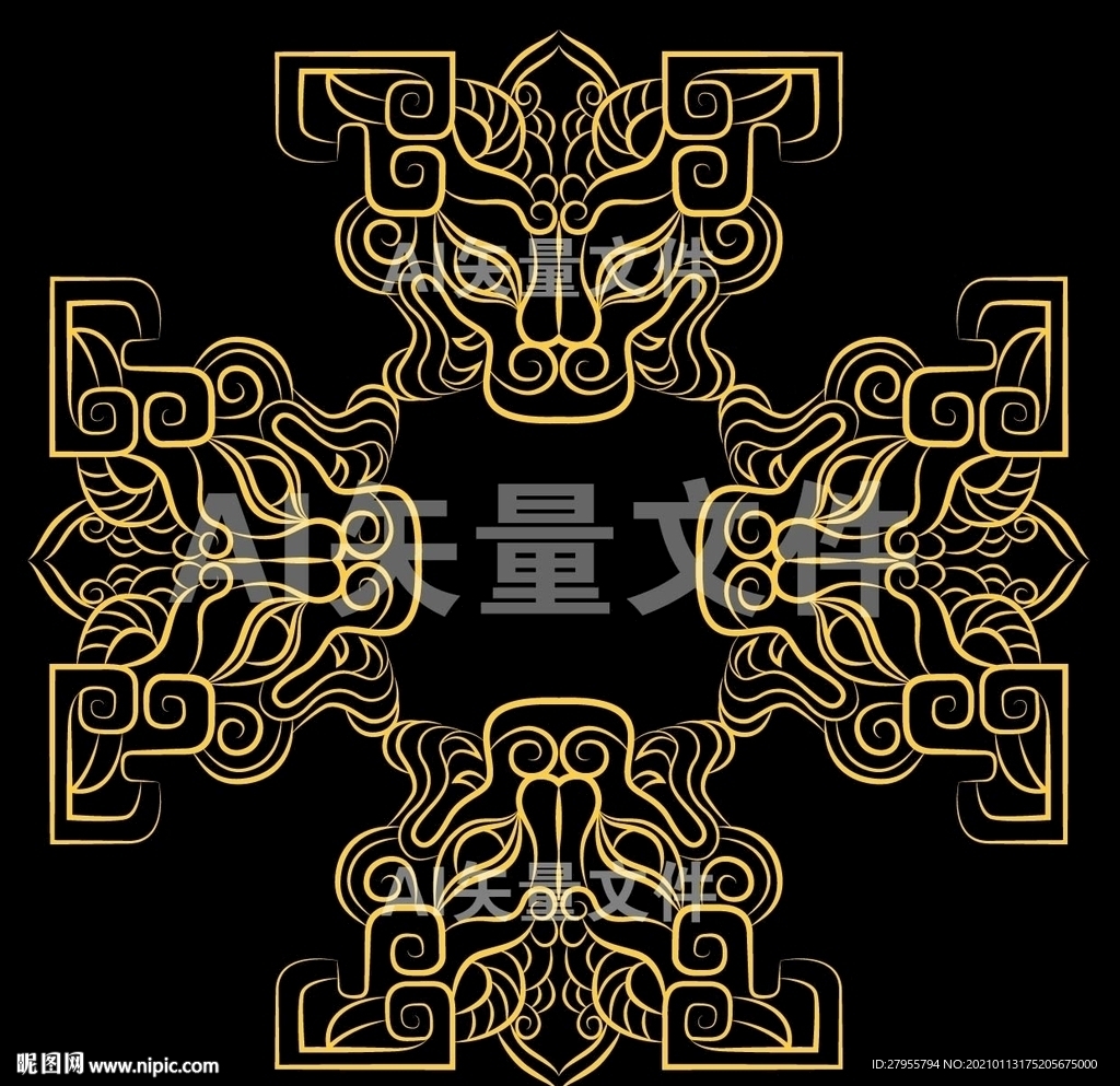 青铜器纹