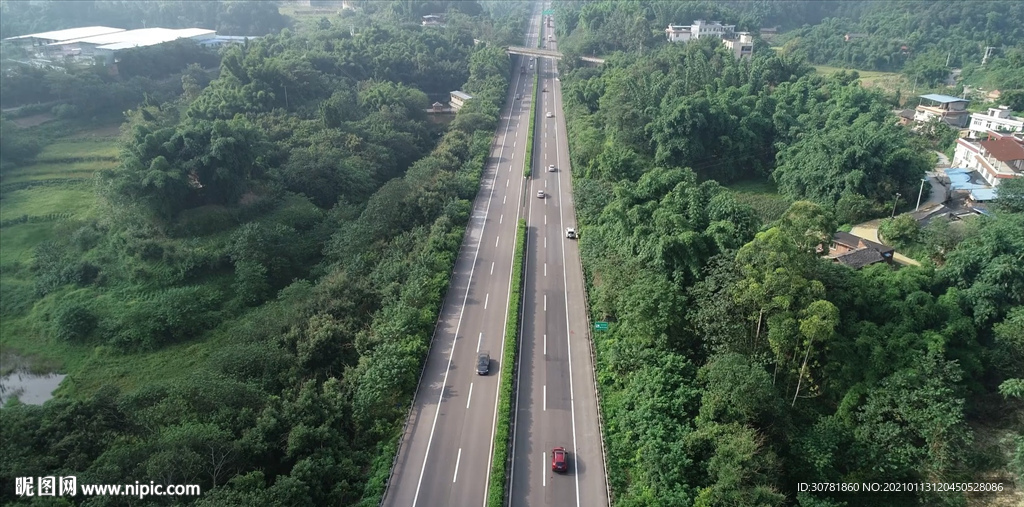 高速公路航拍视频素材