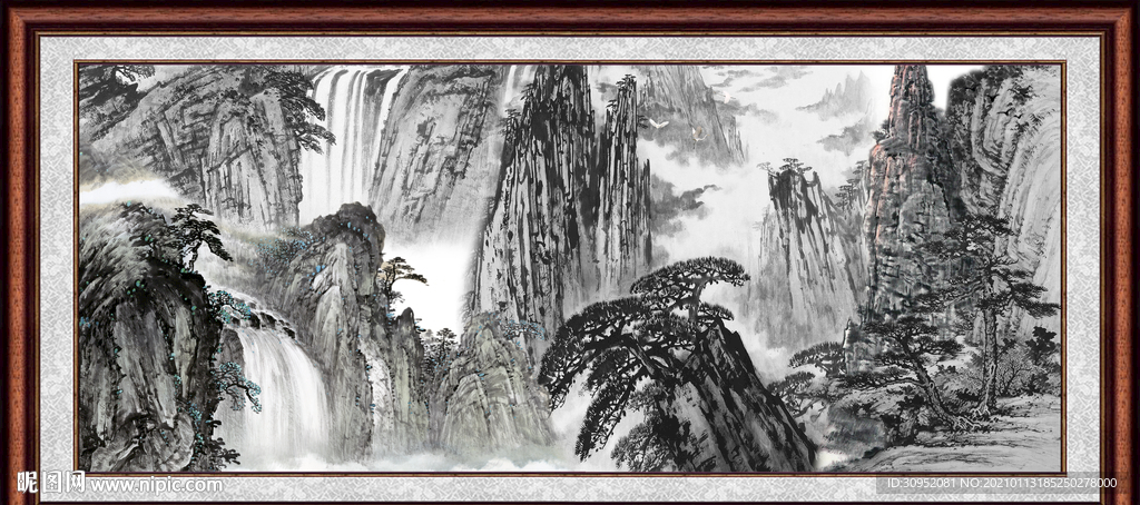 巨幅山水画