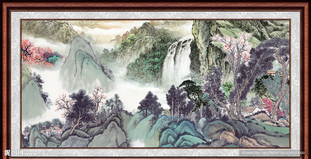 巨幅山水画