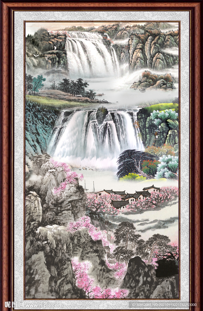 巨幅山水画