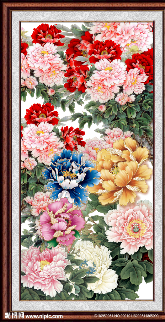 国画牡丹