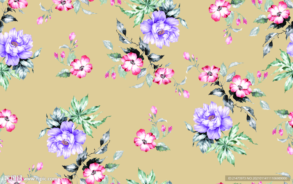 手绘花