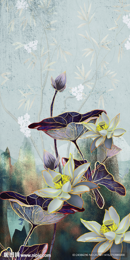 手绘花