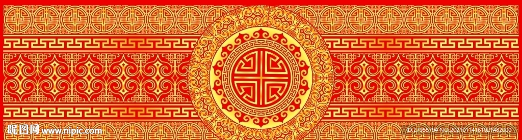 AI 传统花纹