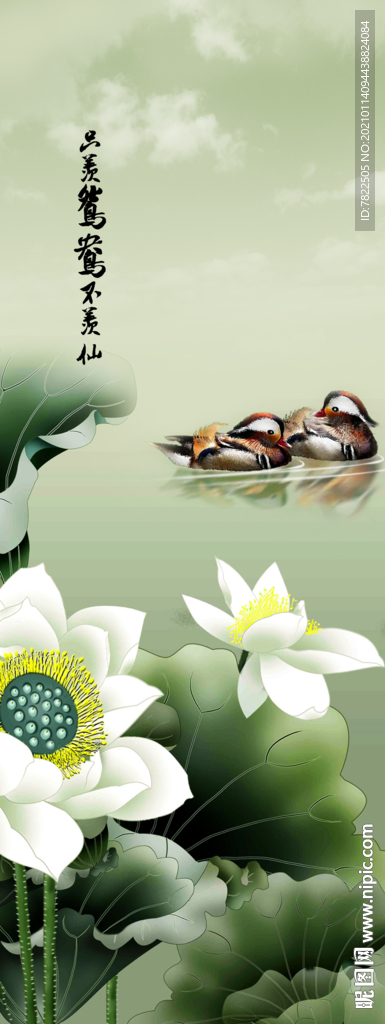 鸳鸯戏水