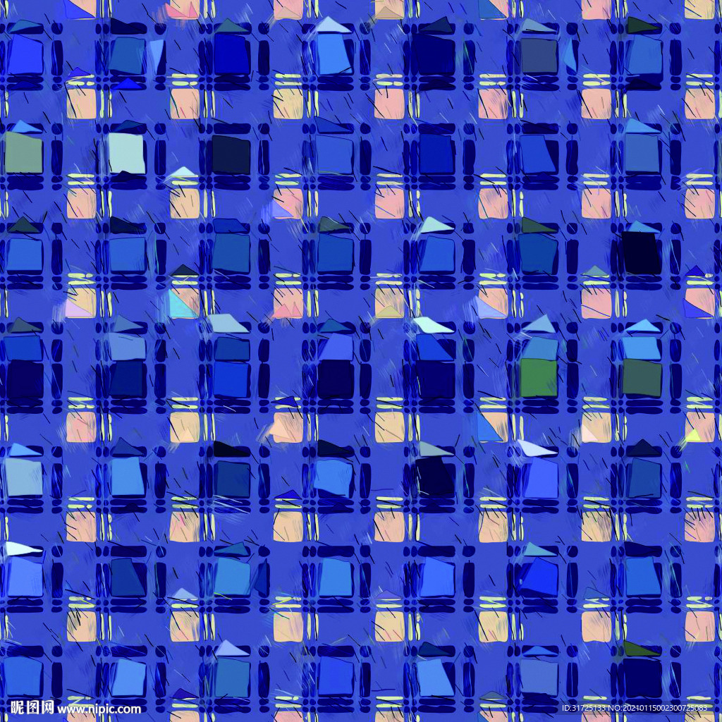 几何格子创意图案素材图片