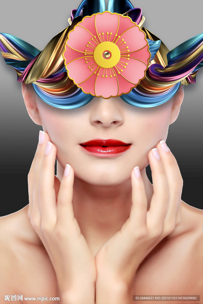 爱马仕美女装饰画