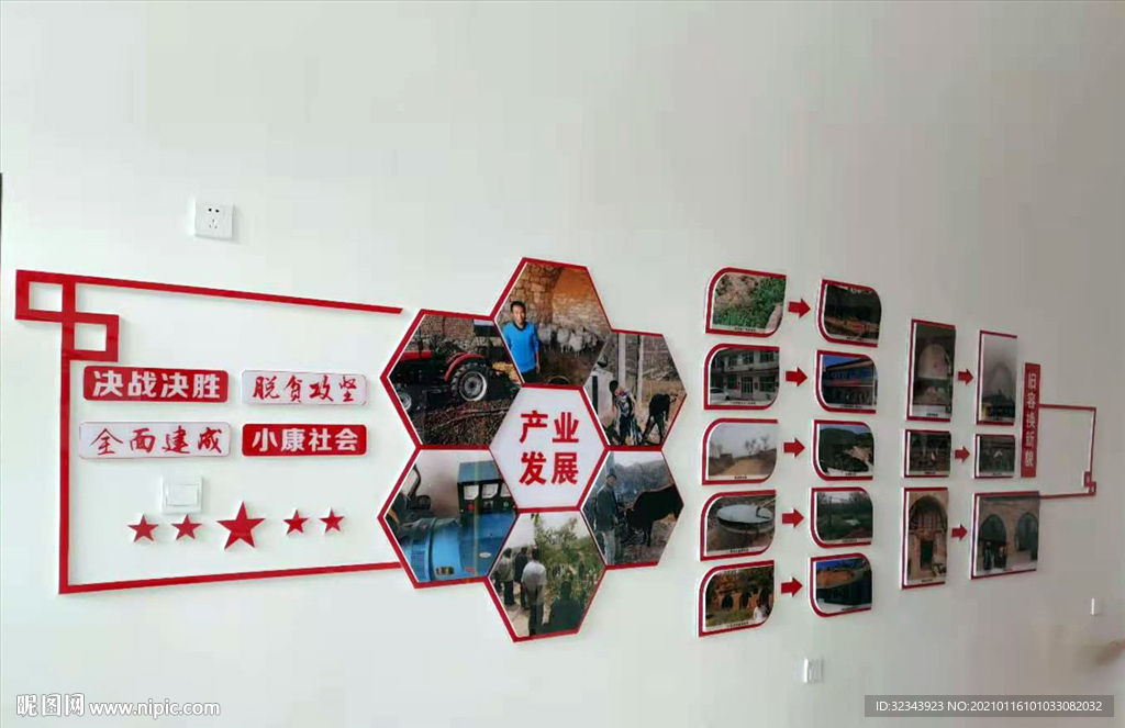 照片墙 扶贫成果展示