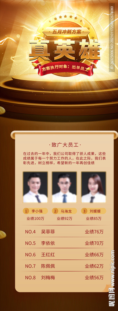 业绩榜 龙虎榜 销售精英