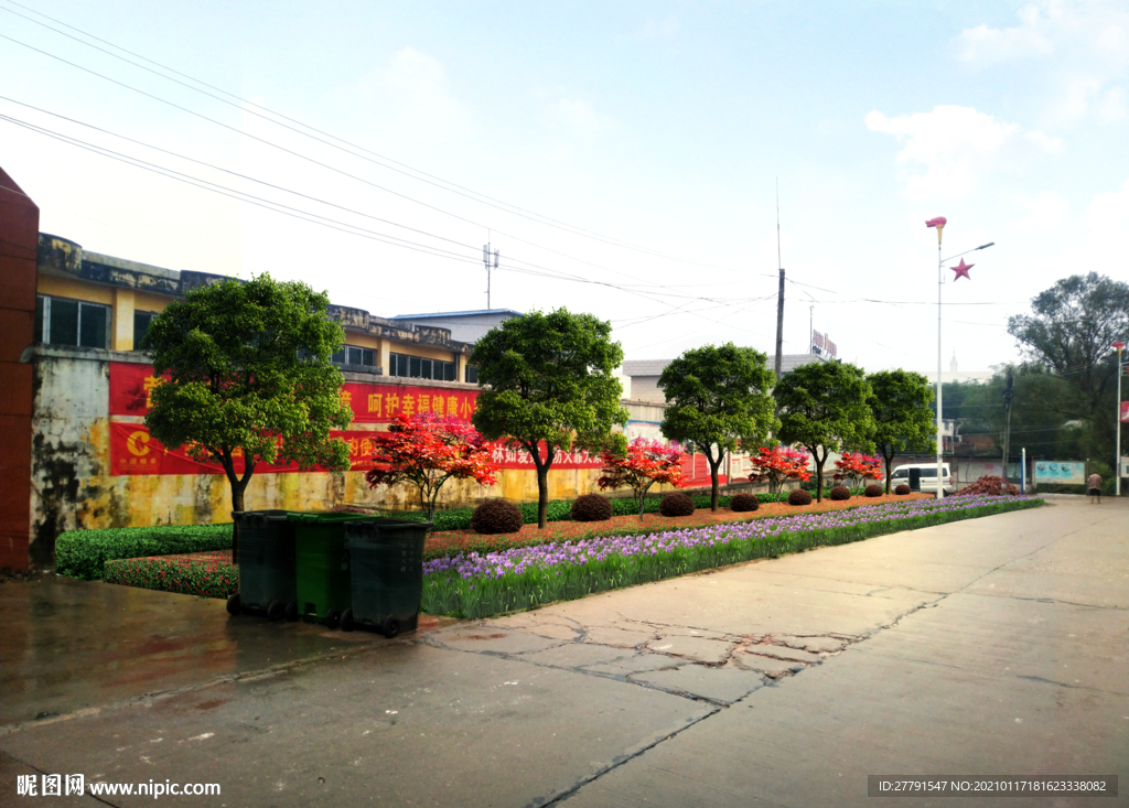 乡村道路景观设计效果图
